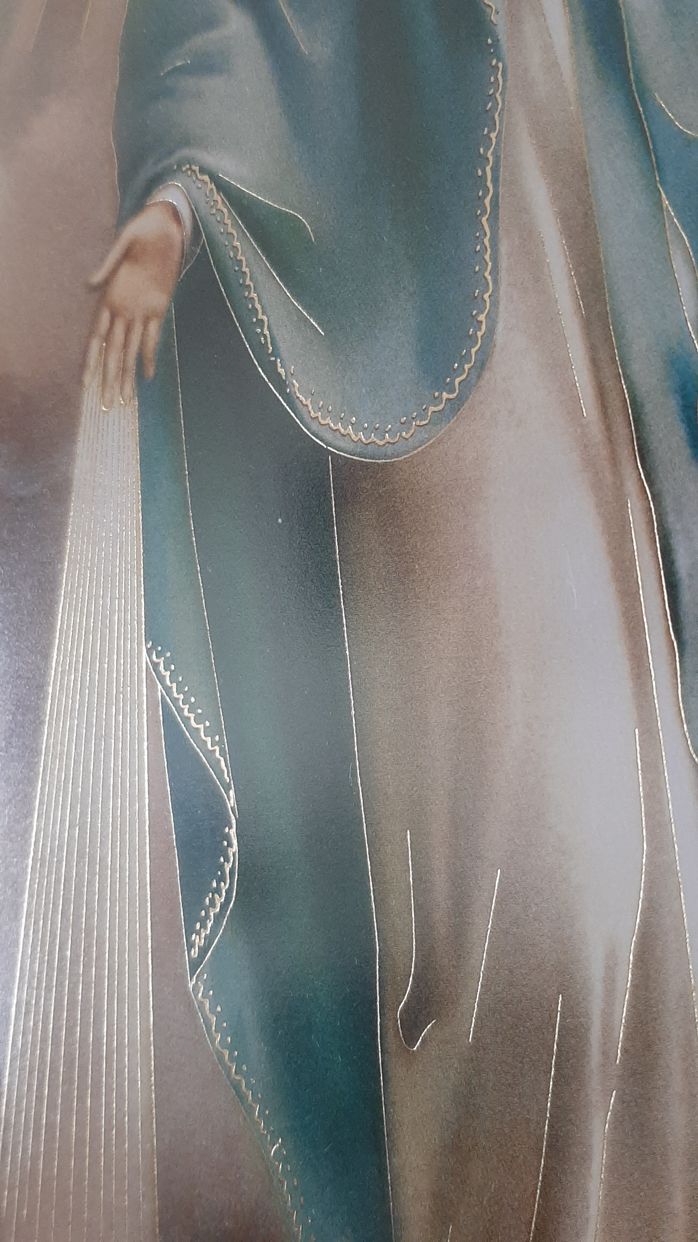 manto Virgen Medalla Milagrosa