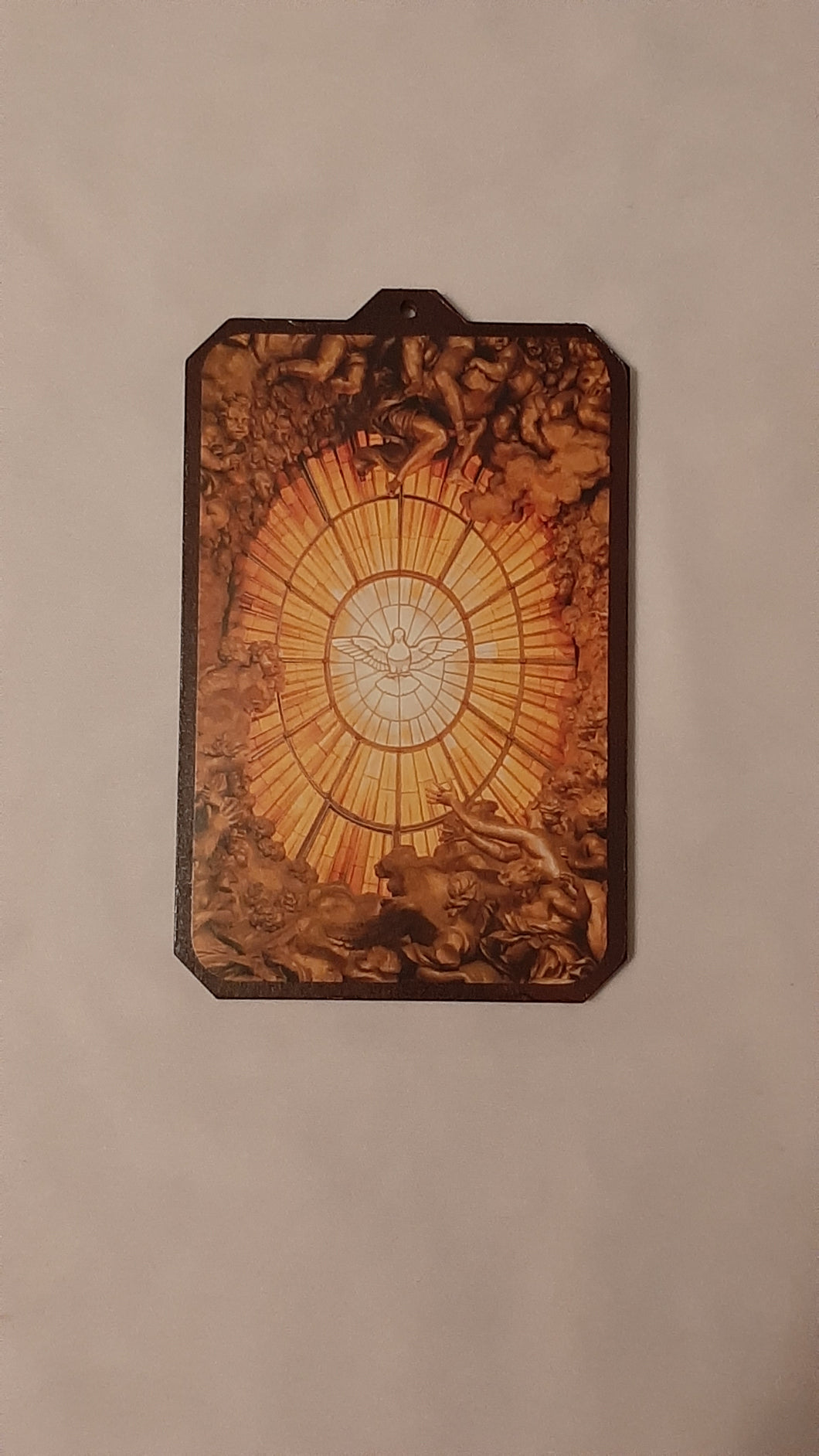 CUADRITO CON IMAGEN ESPIRITU SANTO