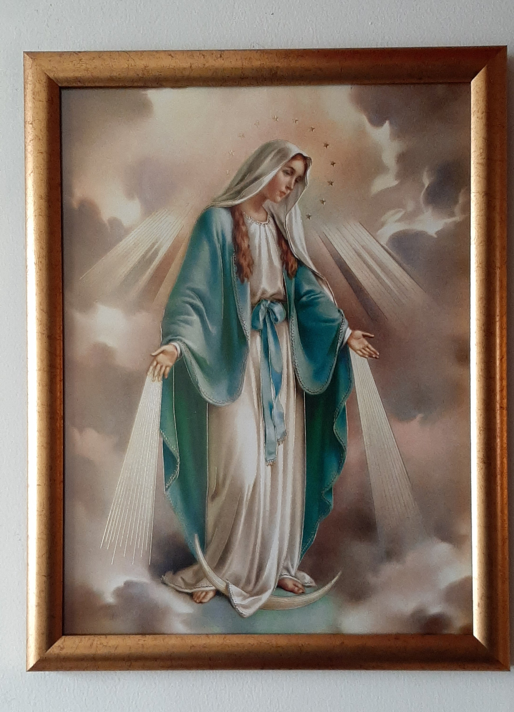 CUADRO DE LA VIRGEN MEDALLA MILAGROSA