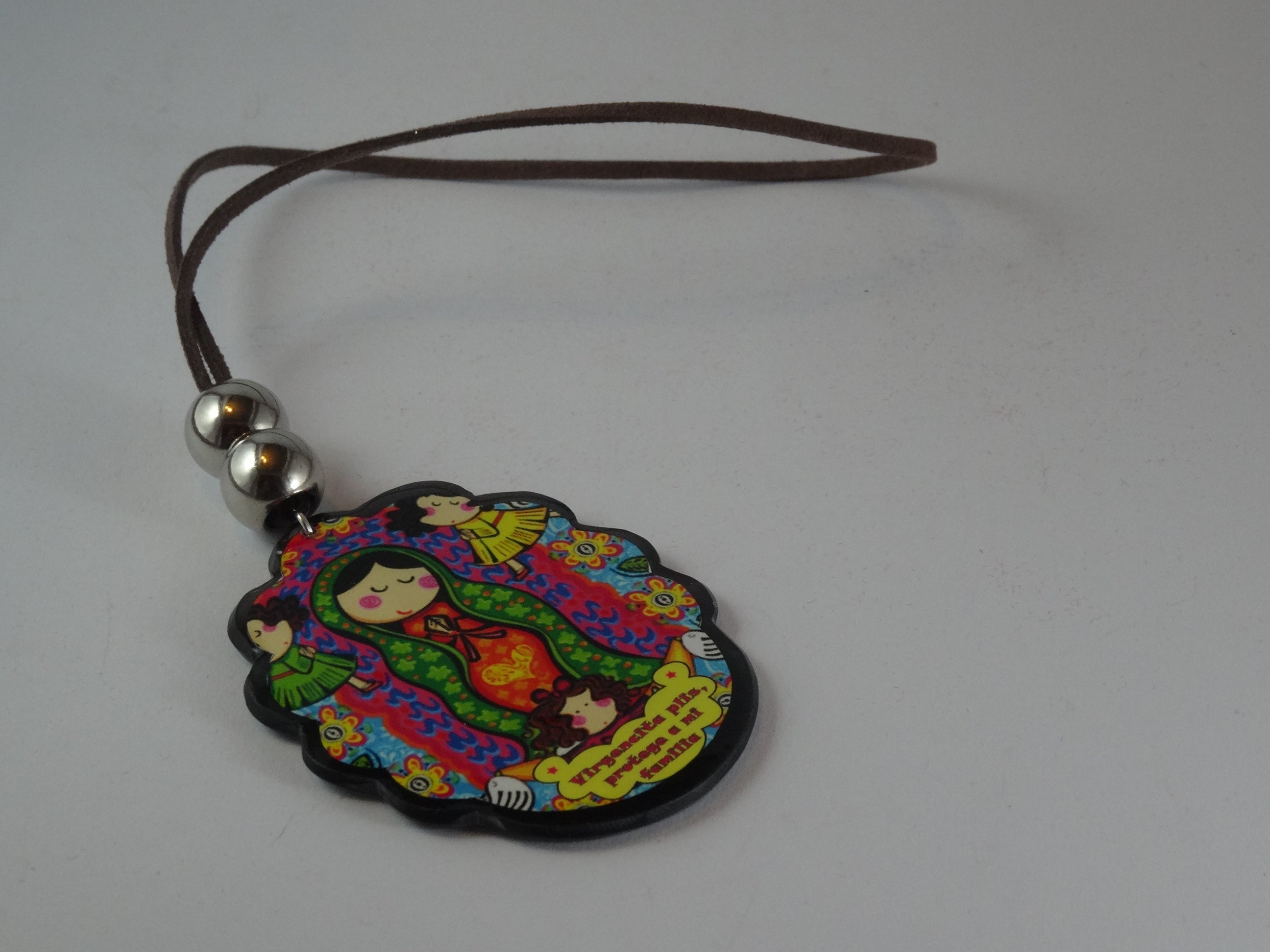COLGANTE PARA AUTO DE LA VIRGENCITA DE GUADALUPE