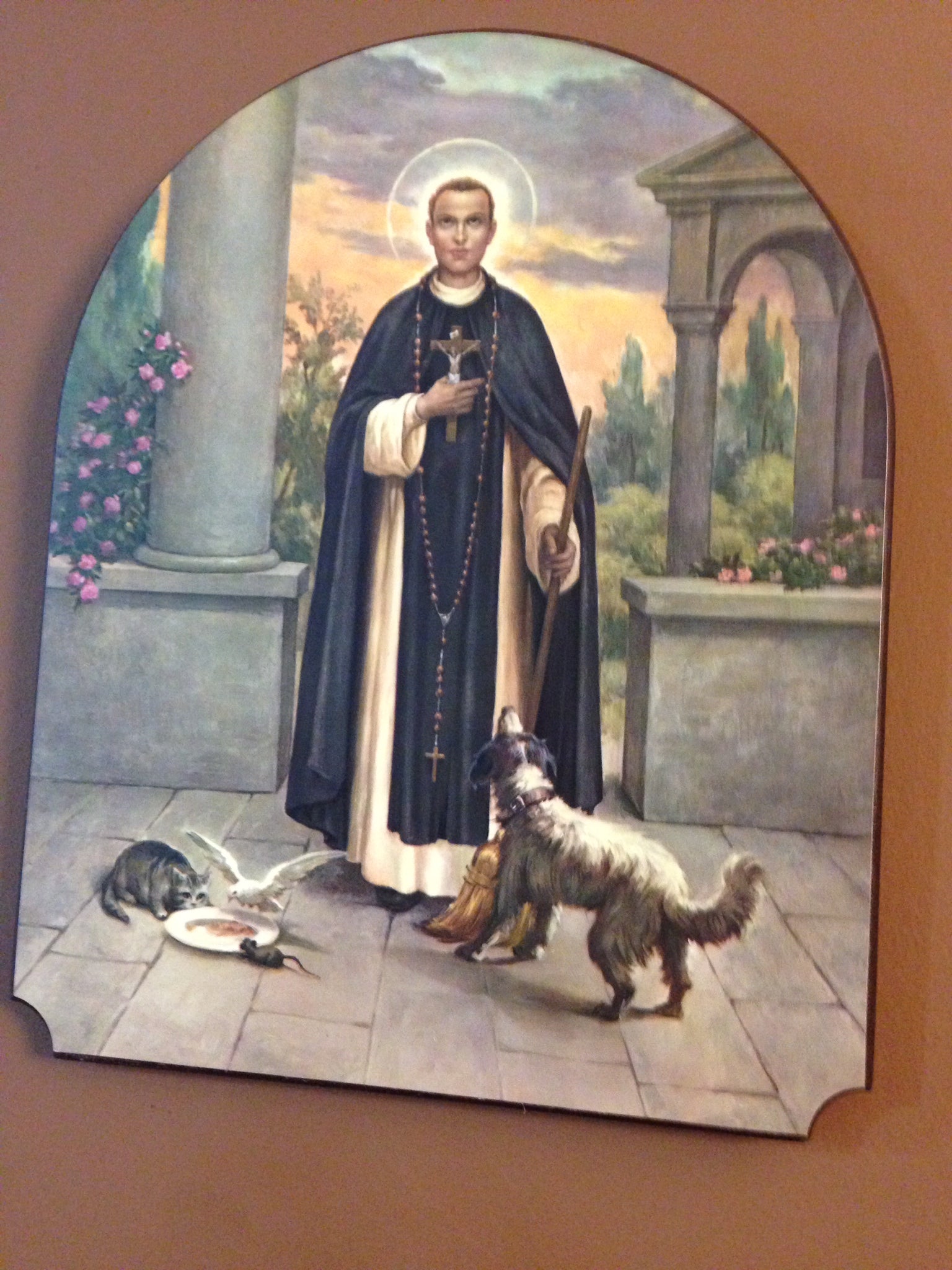 CUADRO CON IMAGEN ITALIANA  DE SAN MARTIN DE PORRAS