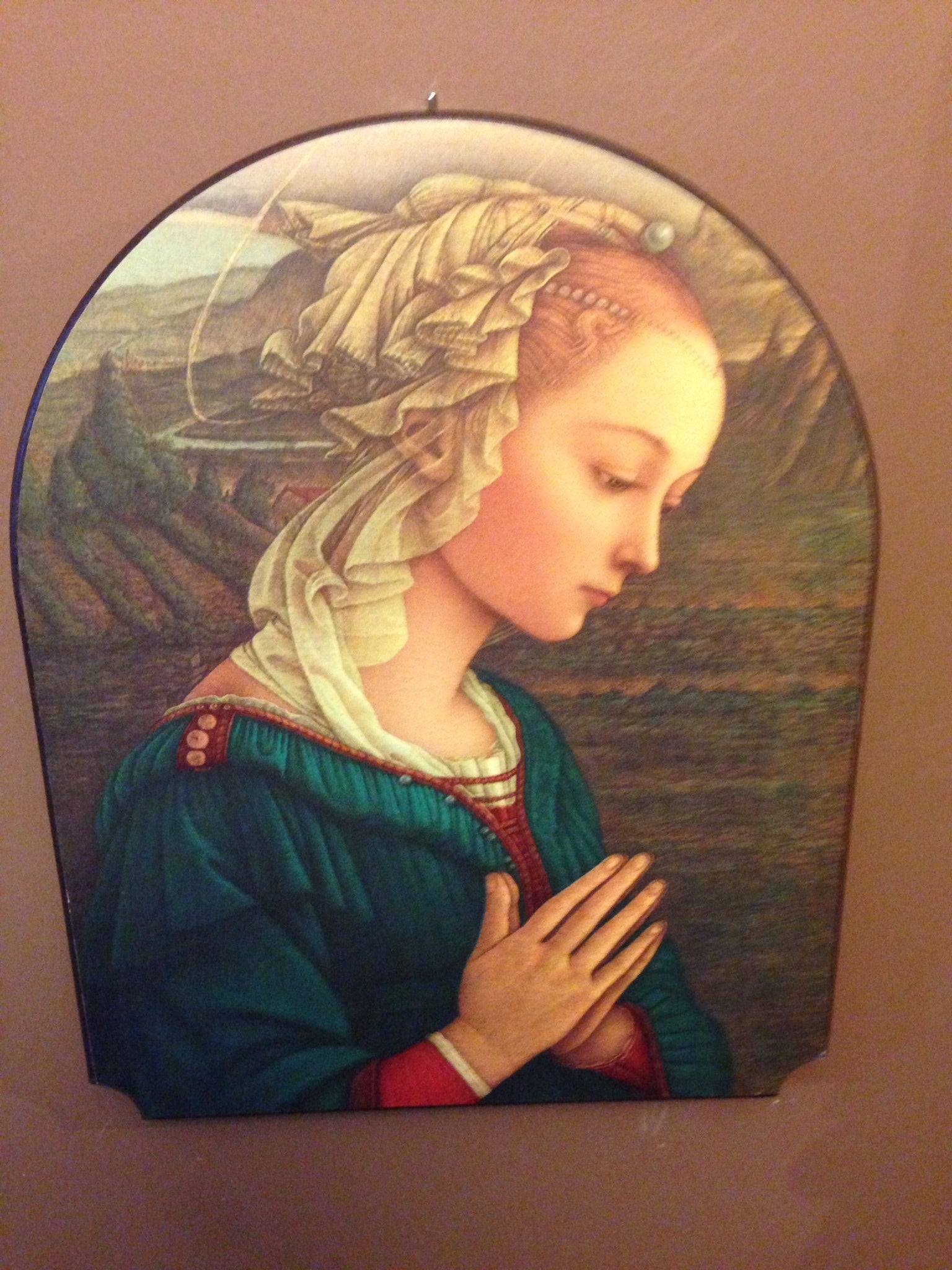 CUADRO  DE LA VIRGEN MARIA PINTADA POR LIPPI