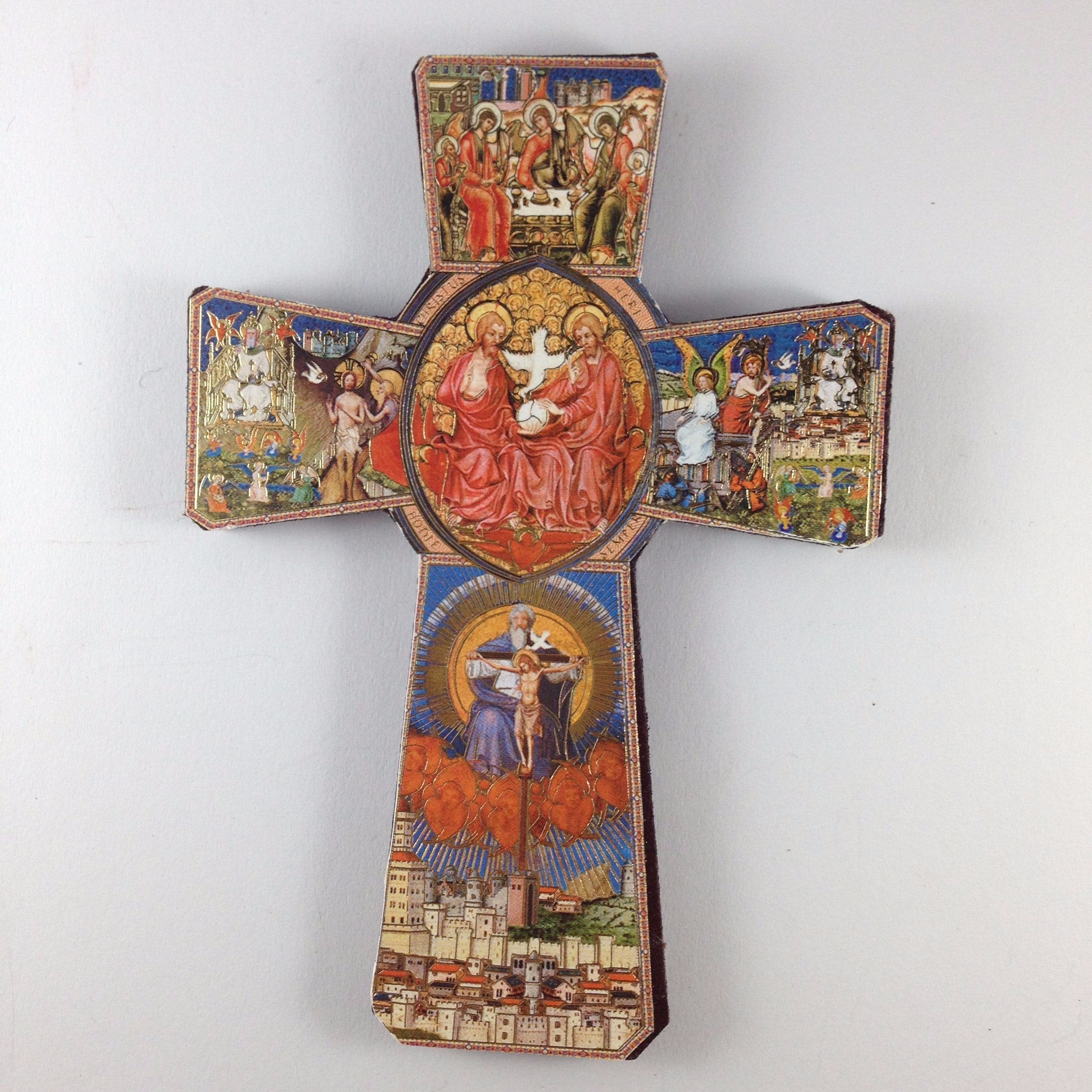 CRUZ ITALIANA PEQUEÑA DE LA SANTISIMA TRINIDAD DE GERVASINI